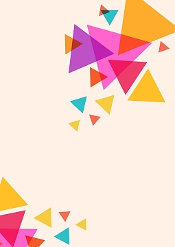 矢量几何三角形碎片漂浮背景