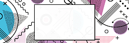 花纹几何线条曲线banner背景