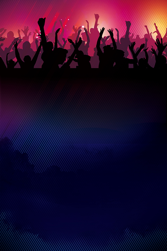 激情酒吧招聘海报背景