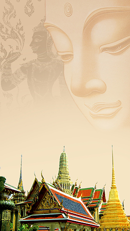 旅游景点背景模板