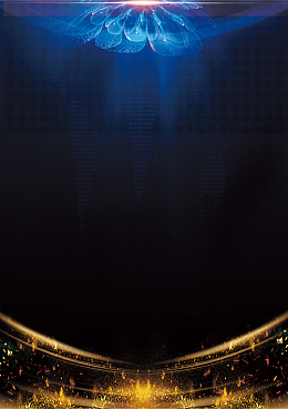 黑金大气地产商务会议海报背景psd