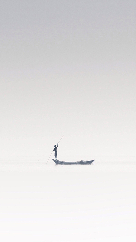 黑白人物剪影背景
