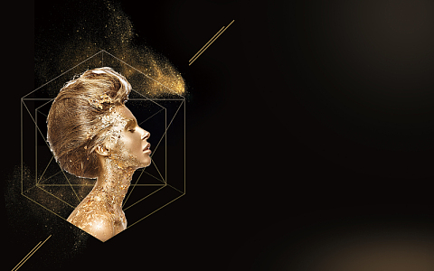 高端大气创意整形医院海报设计背景素材