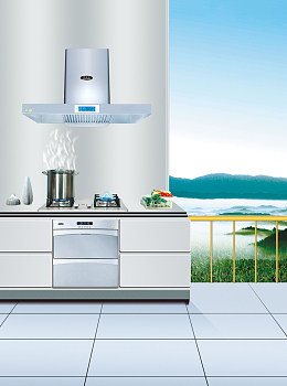 厨房电器海报背景素材