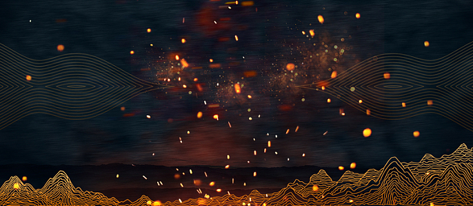 黑色高端大气尾牙宴banner