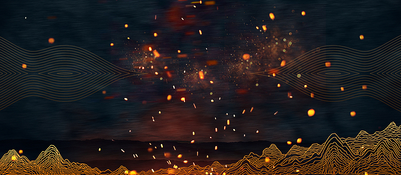 黑色高端大气尾牙宴banner