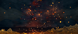 黑色高端大气尾牙宴banner