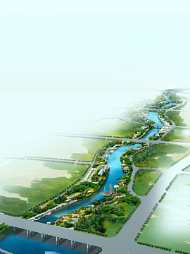 精致城市规划图设计模板PSD分层素材