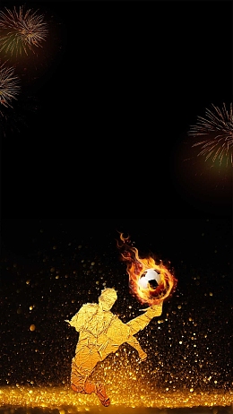 夜空中最亮的星绚丽火焰H5背景素材