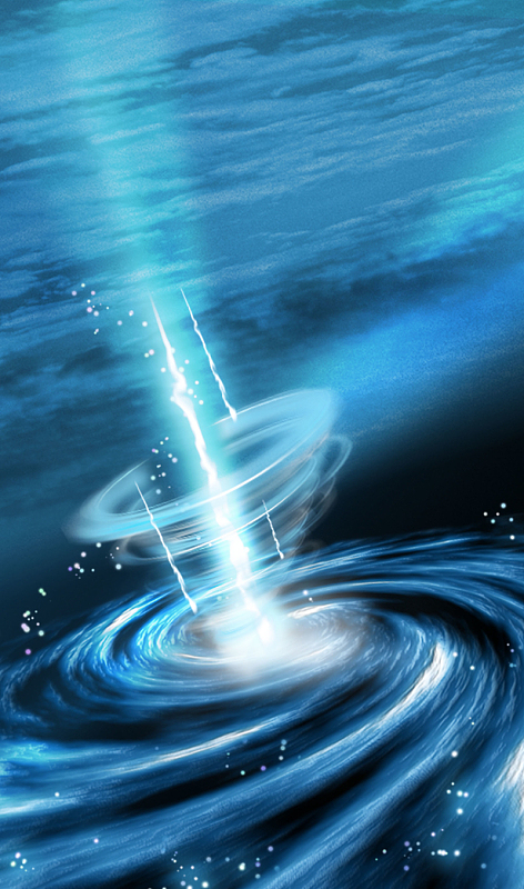 天蓝色酷炫微商电动牙刷创意海报背景素材