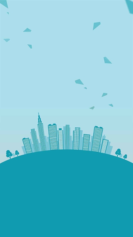 微信都市小清新地产H5背景素材