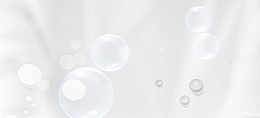 白色简约气泡圈圈背景banner