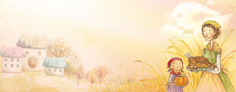 母亲节温馨黄色海报banner
