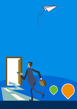 校园招聘会海报背景