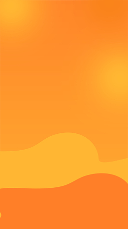 黄色简约唯美手绘背景