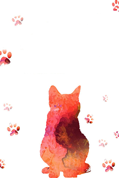 可爱猫咪背景素材