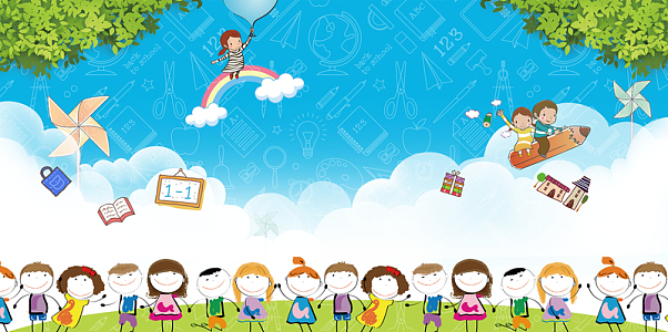 卡通开学季新学期