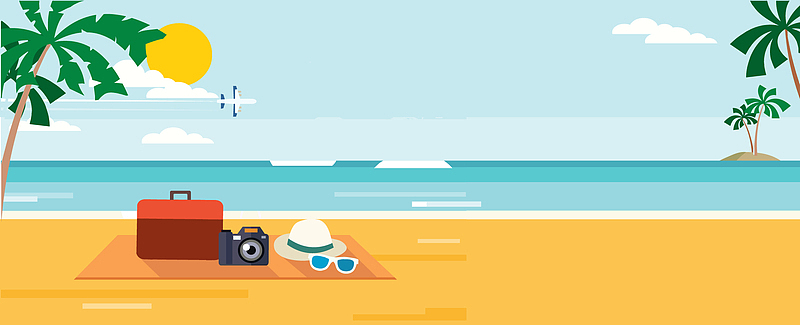 海报矢量背景素材jpg矢量夏季彩虹背景aijpg清新简单几何文艺背景ai