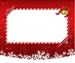 卡通红色圣诞节卡片背景