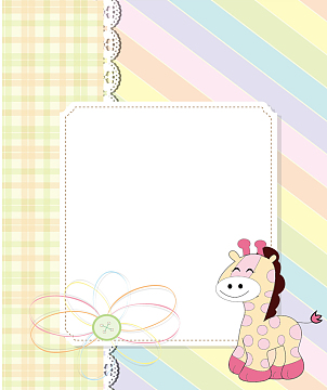 精美卡通母婴用品背景素材