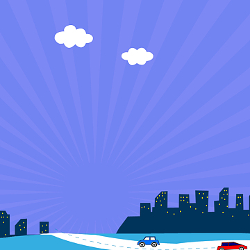 蓝天卡通背景图片