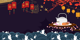 中秋佳节海报背景素材