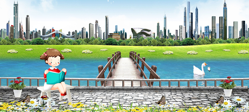 插画背景