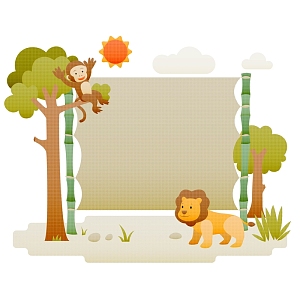 动物园海报背景