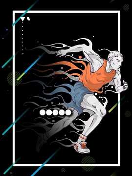 全民运动马拉松海报