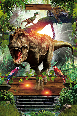 暑假去探险丛林游乐园海报