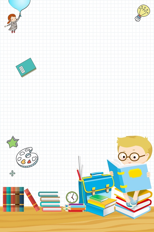 卡通开学季新学期PSD素材
