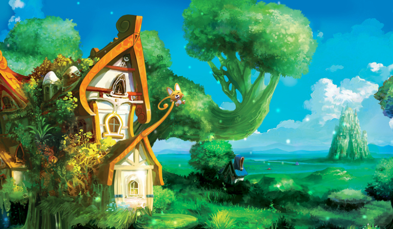 六一儿童魔幻屋海报