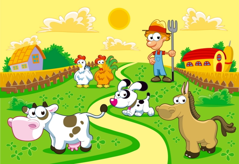 关键词 : 牧场,放牧,动物,畜牧,牛,羊,卡通,童趣,手绘[声明] 觅元素