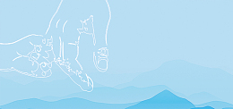 父亲节插画背景banner