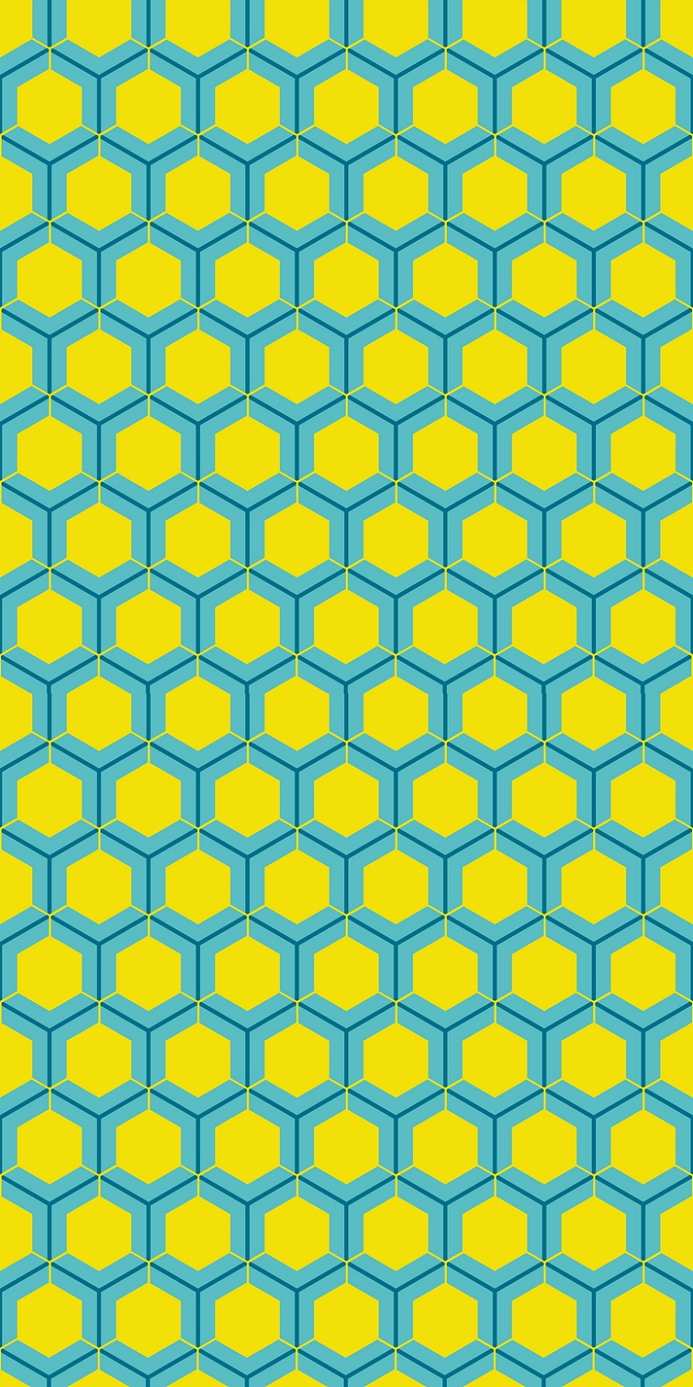 黄色六边形