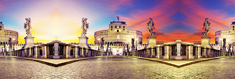 欧式复古建筑海报背景