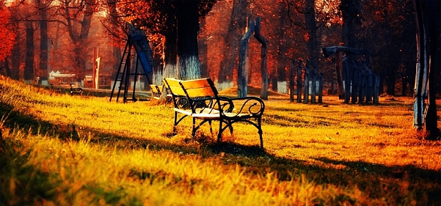 秋天公园背景素材_秋天公园背景图片下载_觅元素