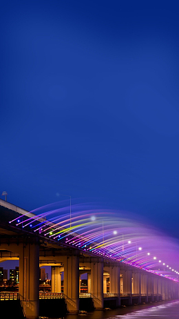 韩国首尔夜景风光