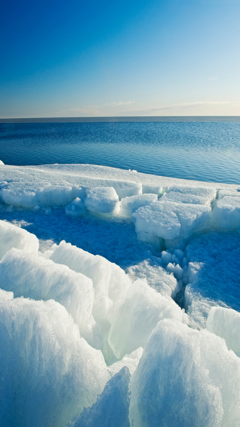 高清蓝色风景h5背景