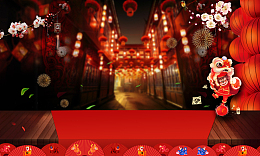 春节海报素材图片