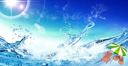 缤纷夏日商场促销海报