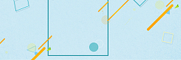 秋季上新简约几何蓝色banner