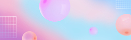 层次球体渐变banner海报背景
