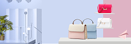 时尚潮流炫酷箱包大促banner