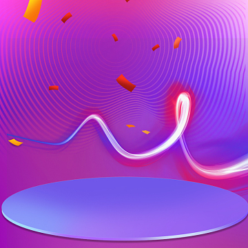 扁平化几何渐变电商淘宝主图