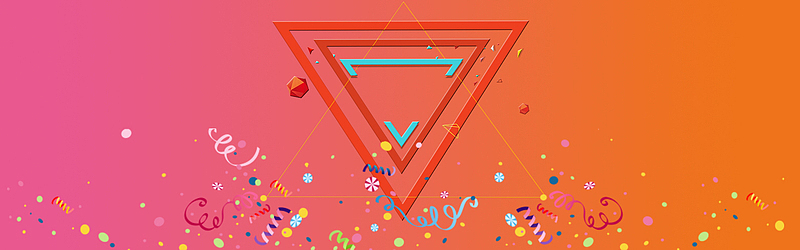 淘宝天猫双十一电商狂欢橙红色banner