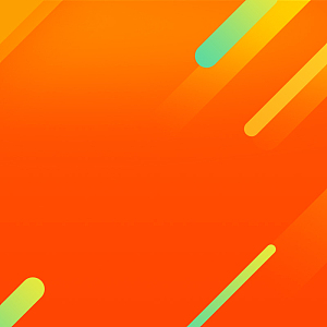 橙色时尚渐变淘宝促销几何线条主图