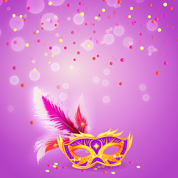 精美面具矢量背景