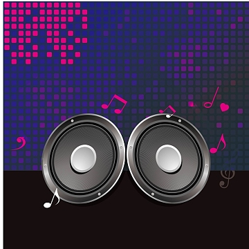 音乐海报背景素材