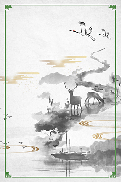 中国风二十四节气白露节气设计